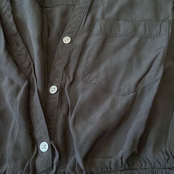 GAP Women’s Black Button Down Dress Size M - Picture 5 of 8